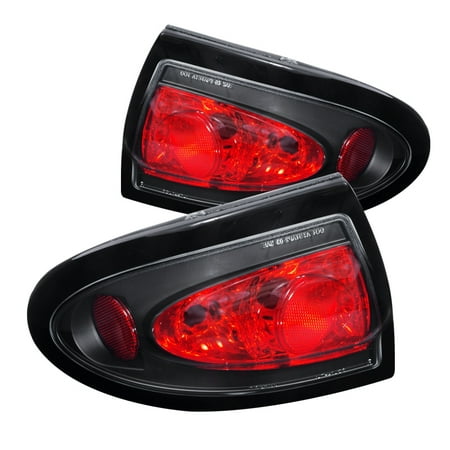 Spec D Tuning 2003 2005 Chevy Cavalier Euro Tail Lights Rear Brake Spec D Tuning 2003 2005 Chevy Cavalier Euro Tail Lights Rear Brake Lamps Kit Black 2004 Left Right