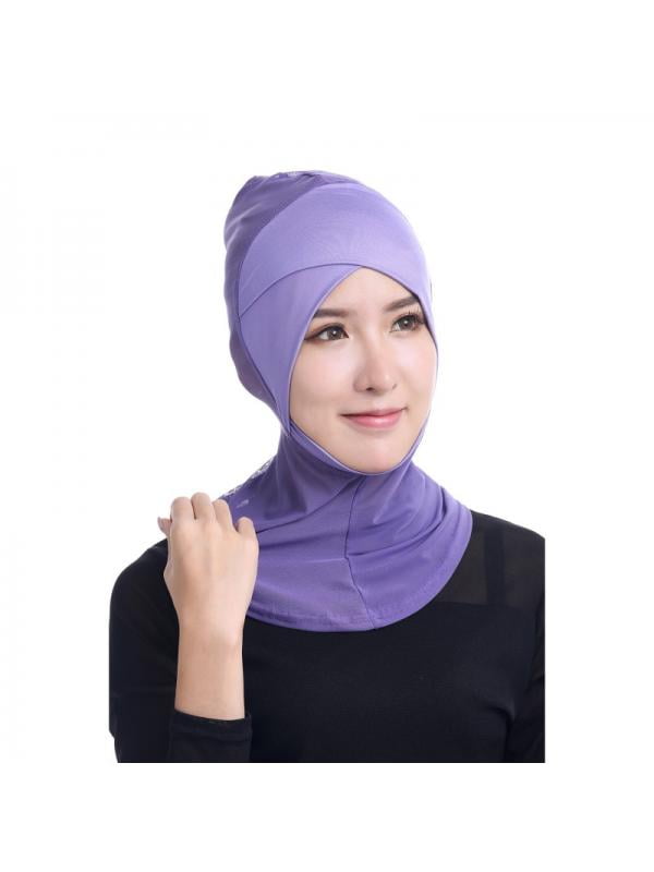 Women Muslim Cap Hijab Double layer Bonnet Cover Hat Islamic Fall Winter 