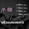 thumbnail image 5 of Oakley OO4123 Holbrook Metal Square Shaped Non-Polarized Sunglasses for Men - Includes Official Eyewear Kit - Matte Black Frame with Prizm Grey Lens, 5 of 6