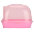 thumbnail image 3 of Pequeña Mascota Limpieza Baño Hámster Puerta Automática Abrir Cerrar Bañera Pequeña Mascota Limpieza Baño Casa Rosa ANGGREK Otros, 3 of 8