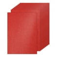 thumbnail image 1 of Uxcell Papier Cartonné Pailleté, Papier Scintillant 250 G/m2 Lot de 10 Format A4 Rouge Vif, 1 of 6