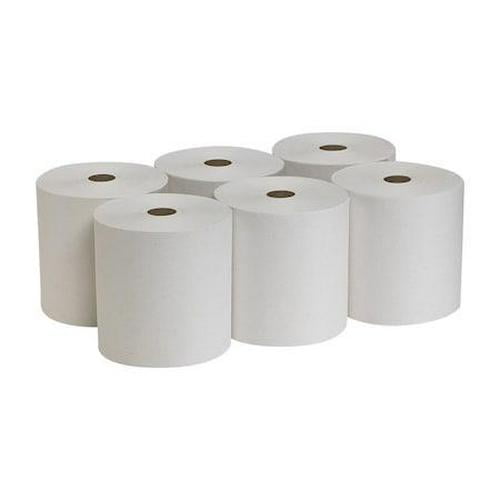 Georgia-Pacific Pacific Blue Basic Hardwound Paper Towels, Continuous Roll, 7 7/8 in W, 800 ft, White, 6 Pack