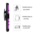 thumbnail image 6 of Samsung Galaxy S10 Case, Mignova Rugged Plastic Heavy Armor Holster Guard Body Cover with Stand and Belt Rotating Clip for Samsung Galaxy S10 6.1 inch Smartphone(Black/Purple)&nbsp;, 6 of 8