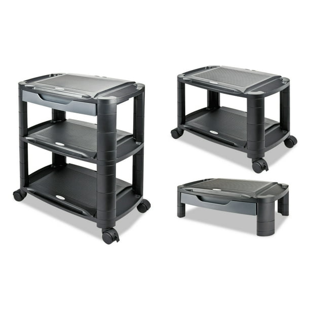 Alera 3in1 Storage Cart and Stand, 21 5/8"w x 13 3/4"d x 24 3/4"h