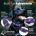 thumbnail image 7 of Regal Dog Products Small Purple Dog Collar with Heavy Duty Double Buckle & D Ring | Vinyl Coated, Custom Fit, Adjustable Biothane Dog Collar | Chew Resistant Waterproof Collar for Dogs, 7 of 7