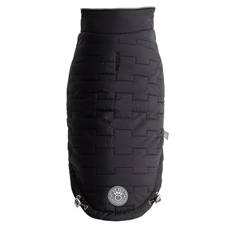 UPC: 0824348736113 | GF Pet GJ390F0-BLACK-2XS Reversible Elasto-Fit Chalet Jacket  Black – 2XS