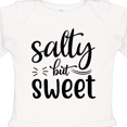 thumbnail image 4 of Inktastic Salty but Sweet Boys or Girls Long Sleeve Baby Bodysuit, 4 of 5