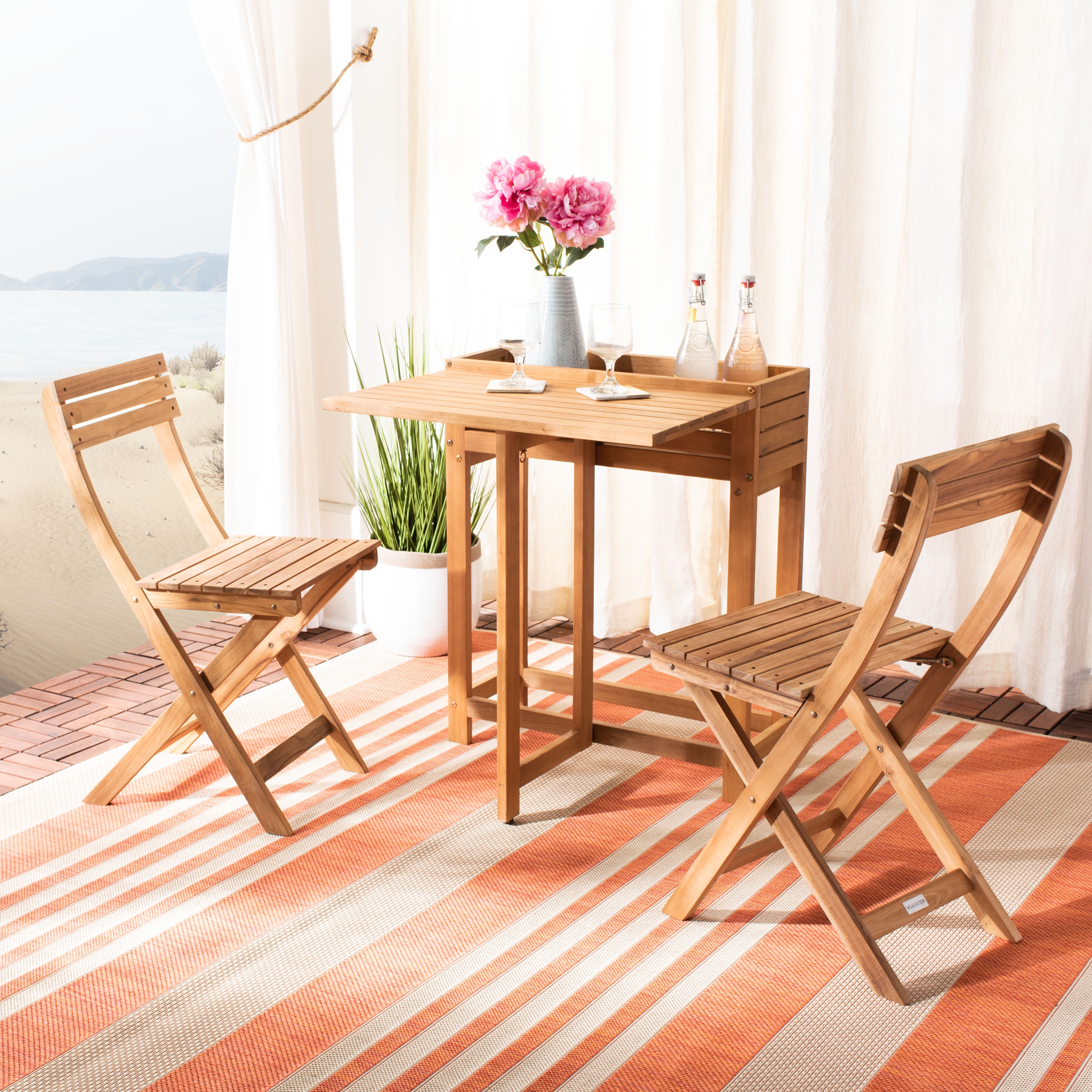 safavieh 3 piece bistro set