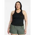 thumbnail image 2 of Avia Women's Cotton Ruched Rib Tank Top, Sizes XS-XXXL, 2 of 6