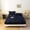 Blue, variant on Orylavena 3D Blue Glowing Cubes Microfiber Fitted Sheet Set, 1 Sheet 2 Pillowcases, Queen