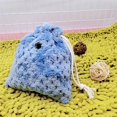 thumbnail image 2 of Hamster Sleeping Bag Plush: Soft Drawstring Rat Bed Small Animals Pouch Carrier, 2 of 4