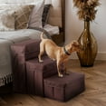 thumbnail image 5 of Precious Tails 3-Step Storage Foldable Cat Dog Pet Steps, 5 of 9