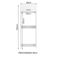 thumbnail image 3 of Mueble para Refrigerador MADESA Agata 1 puerta basculante 225 cm x 83 cm x 60 cm, 3 of 7