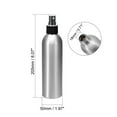 thumbnail image 2 of Uxcell 8.5oz/250ml Spray Bottle with Black Refillable Fine Mist Sprayer  Aluminium Silver Tone 2 Pack, 2 of 5
