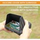 thumbnail image 3 of Funda de silicona para DJI Mini 3 Pro, funda protectora de silicona para controlador RC Mini 3 Pro con parasol, 3 of 5