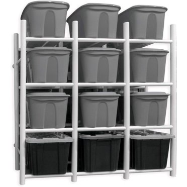 Pit Pal 6 Bin Vertical Storage Rack - Walmart.com