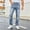 Light Blue, variant on Gamivast Regular Fit Jeans for Men Classic Straight Leg Stretch Denim Pants Casual Work Trousers for Everyday Wear Comfort Bottoms Vintage Streetwear