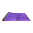thumbnail image 2 of Ahgly Company Indoor Round Oriental Purple Industrial Area Rugs, 8' Round, 2 of 4