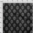 thumbnail image 2 of oneOone Silk Tabby Fabric Leaves & Floral Block Print Fabric By The Yard 42 Inch Wide, 2 of 4
