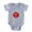 Heather Grey, variant on CafePress - Silly Tomato - Cute Infant Baby Football Bodysuit