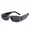 Black, variant on Adults Diamond Sunglasses Fashion Eye Protection and Decoration Universal Fit Durable PC Frame Eye Wear Multi Color