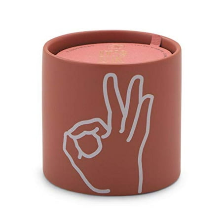 Paddywax 'Thankful For You' Scented Candle - 5.75 Oz Violet Vanilla In Matte Ceramic Vessel