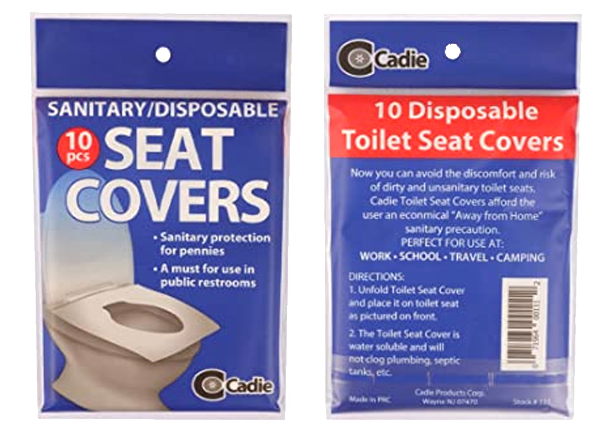 5 Packs of 10 Kids & Toddler Potty Training Travel Toilet Seat Covers by Go on the Go Plus 30 Free Flushable Wet Wipes Included 50 Flushable & Disposable Toilet Seat Covers for Travel Accessories 
