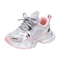 thumbnail image 2 of Willtoo Boys Girls Chunky Sneakers Platform Fashion Sneakers Non-Slip Breathable Kids Dad Shoes Comfortable Lace-up Wide Width Tennis Shoes, 2 of 5