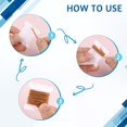 thumbnail image 5 of 150 Pcs Bordado Floss Organizador Bordado Floss Bobins Bordado Floss Soporte Floss plástico Suministros Bordado Floss Almacenamiento Bobines Bordado para Cruz Sujetado Bordado Hilo de Algodón (Blanco), 5 of 5