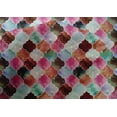 thumbnail image 4 of oneOone Cotton Silk Fabric Textured Moroccan Geometric Print Fabric by The Yard 42 Inch Wide, 4 of 4
