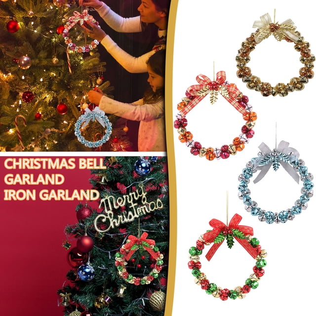 Vaidha Christmas Decorations Pendant Christmas Garland Iron Garland