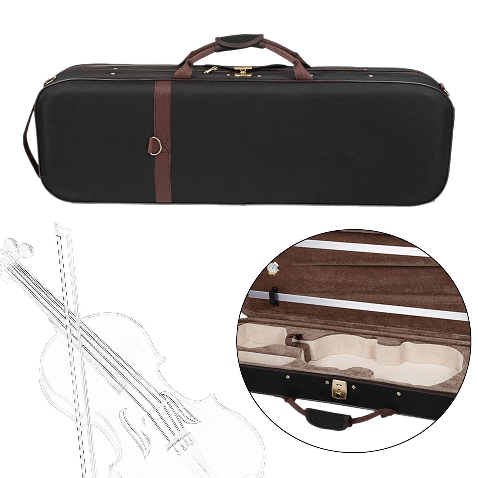 LeeQinersw Violin Case Carrying Bag Portable Lightweight Protection Professional Violin Box Style B