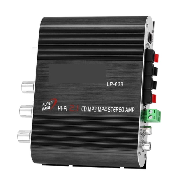 Mini HIFI Stereo Power Amplifier Subwoofer MP3 Car Radio 2.1 Channel Household Super Bass Car Accessories ,Seamless Performance