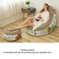 thumbnail image 4 of Canapé d'Air, Fauteuil Lounge Gonflable en Flocage Minimaliste à Motif de Graffiti pour Chambre, 4 of 7