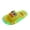 Yellow#25, variant on Light Up Slippers For Women, Sensor Glow Sandals Cute Cartoon Eyes, Motion Sensor LED Slides, for Teens Adults
