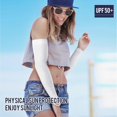 thumbnail image 2 of 2025 Latest Model Men's Sun Protection Cooling Compression Sleeves - Gardening Outdoor Sports Exercise Volleyball Sleeves 2 Pairs: Black, White, 2 of 4