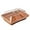 Brown, variant on CLIQKWEN Large Bread Basket with Clear Acrylic Lid - Handwoven Rattan Style Serving Bowl for Fruits, Vegetables, Snacks, Farmhouse Kitchen Counter Display