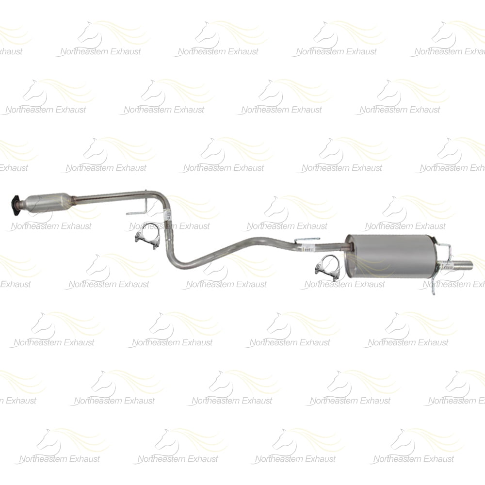 Northeastern Exhaust Resonator & Muffler Fits 2006-2011 Chevrolet HHR 2.2L - Direct Fit | Stainless Steel System Kit