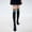 Black, variant on JeashCHAT Women Winter Warm Cable Long Boot Socks Over Knee Thigh High Stockings BK