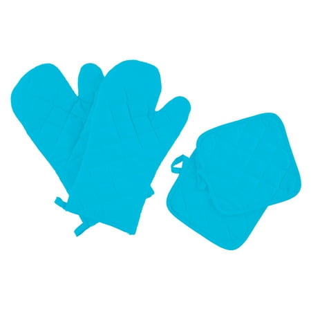 

EZI Premium Two Oven Mits & Two Pot Holders 4 Piece Set