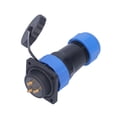 thumbnail image 1 of Waterproof Plug Socket, Copper Contacts  Electrical Wire Connector 25A Square 4 Hole SP28  For Marine Equipments For Instruments 3 Pin,5 Pin,6 Pin,7 Pin,8 Pin, 1 of 8
