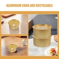 thumbnail image 3 of WEUVEB 5pcs Airtight Metal Cans With Lids Aluminum Container For Office Use And Travel, 3 of 8