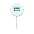 thumbnail image 1 of Muscle Exercise Hug Art Deco  Fashion Toothpick Flags Round Labels Party Decoration, 1 of 3