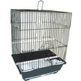 thumbnail image 1 of 11 x 8,5 x 14 Po Petite Perruche Plate Cage&44; Noir, 1 of 1