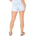 thumbnail image 2 of Celebrity Pink Juniors Basic Fray Flip Cuff Short, 2 of 6