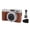 Brown, variant on Riousery 4K Digital Camera Autofocus 64MP Vlog Camera with 2.8 Inch 180 Degree Flip Screen Travel Camara for Photography Black