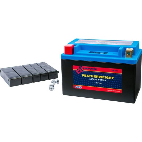 Fire Power Featherweight Lithium Battery 300 CCA 12V/72WH Compatible With Kawasaki ZR1100 1992-1995
