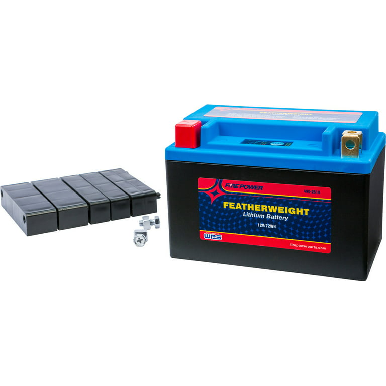 Fire Power Featherweight Lithium Battery 300 CCA 12V/72WH Compatible With  Suzuki LT-A500X KingQuad AXi [IRS] 2011-2014 