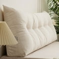 thumbnail image 5 of 2026 New Triangular Headboard Pillow,queen Wedge Headboard Pillow,Throw Pillows Bed Backrest Reading Bolster Lumbar Cushion, 5 of 6
