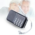 thumbnail image 4 of Radio Speaker, Rechargeable Lithium Battery Portable Convenient Big LCD Screen Music Radio Speaker MP3 Repeating Function For Home For Outdoor, 4 of 8